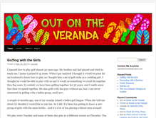 Tablet Screenshot of outontheveranda.com